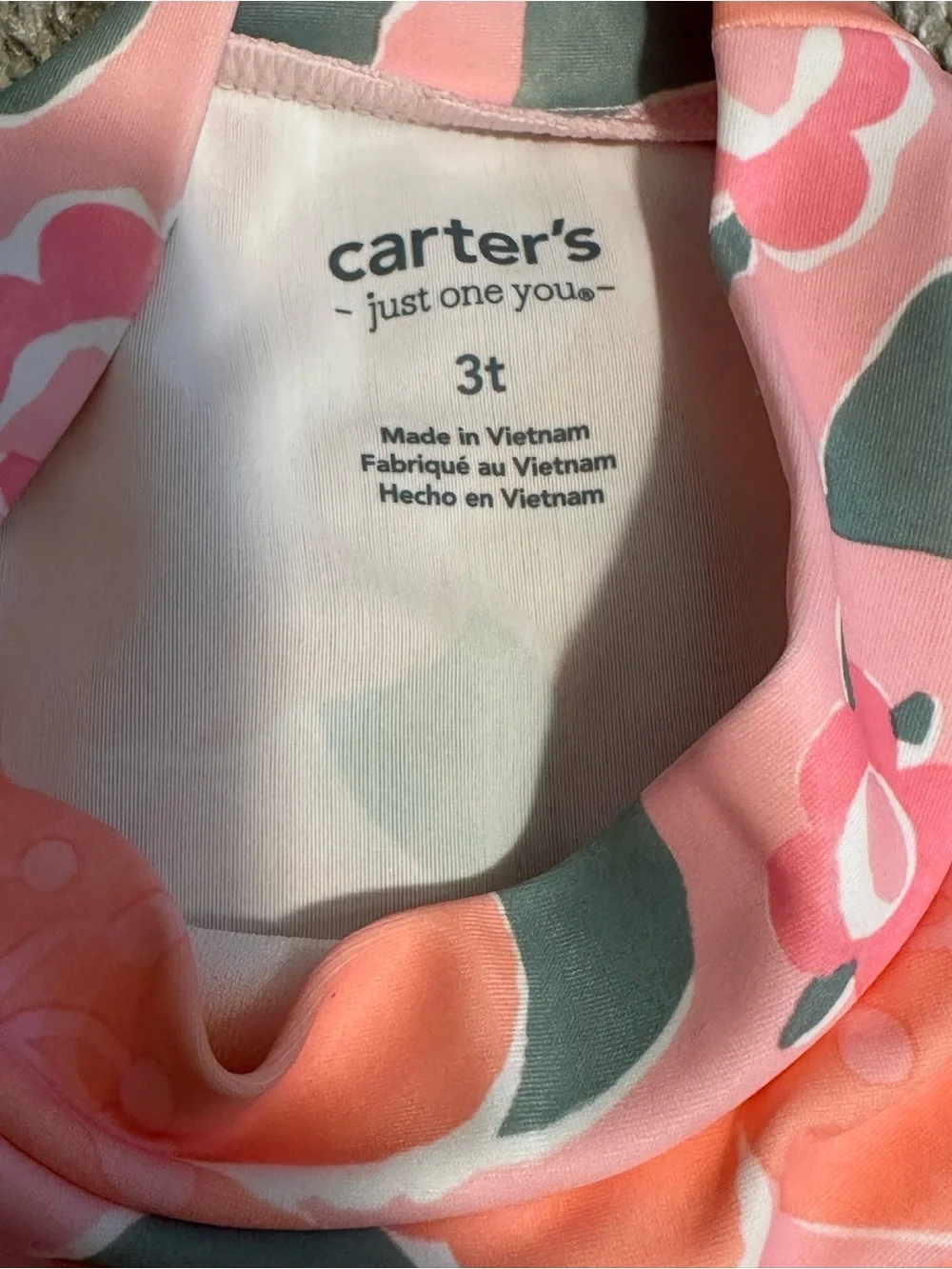Carter’s Floral Swim Top